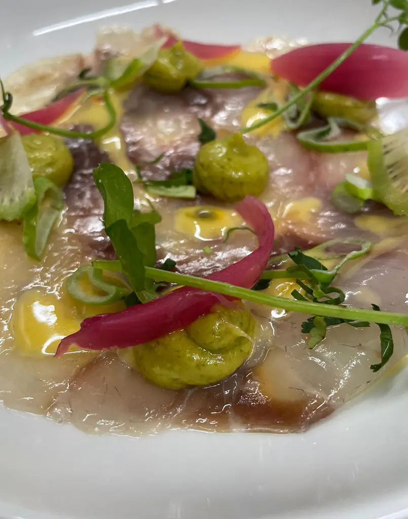 carpaccio de dorades des côtes bretonnes