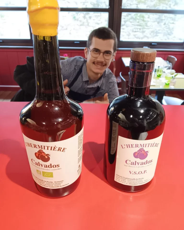 Calvado bio de la cidrerie du Perche dans l'Orne