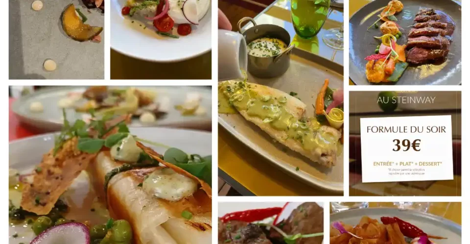 Jusqu'à mi-juin, laissez-vous séduire par la nouvelle carte du soir du restaurant Le Steinway à Quimper.