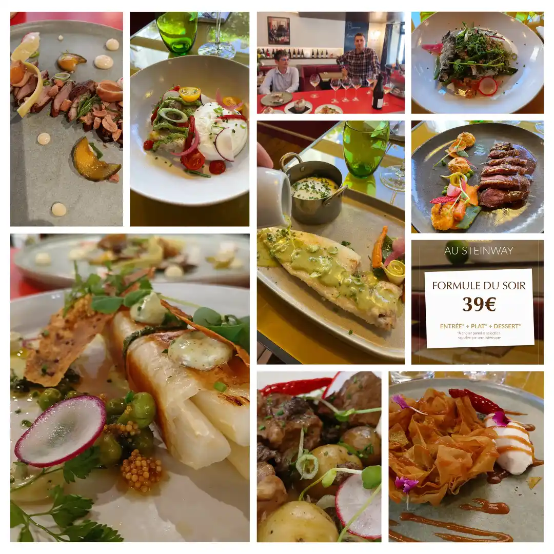 Jusqu'à mi-juin, laissez-vous séduire par la nouvelle carte du soir du restaurant Le Steinway à Quimper.