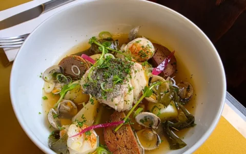 Kig ar Farz de poisson et Saint-Jacques aux légumes d’hiver